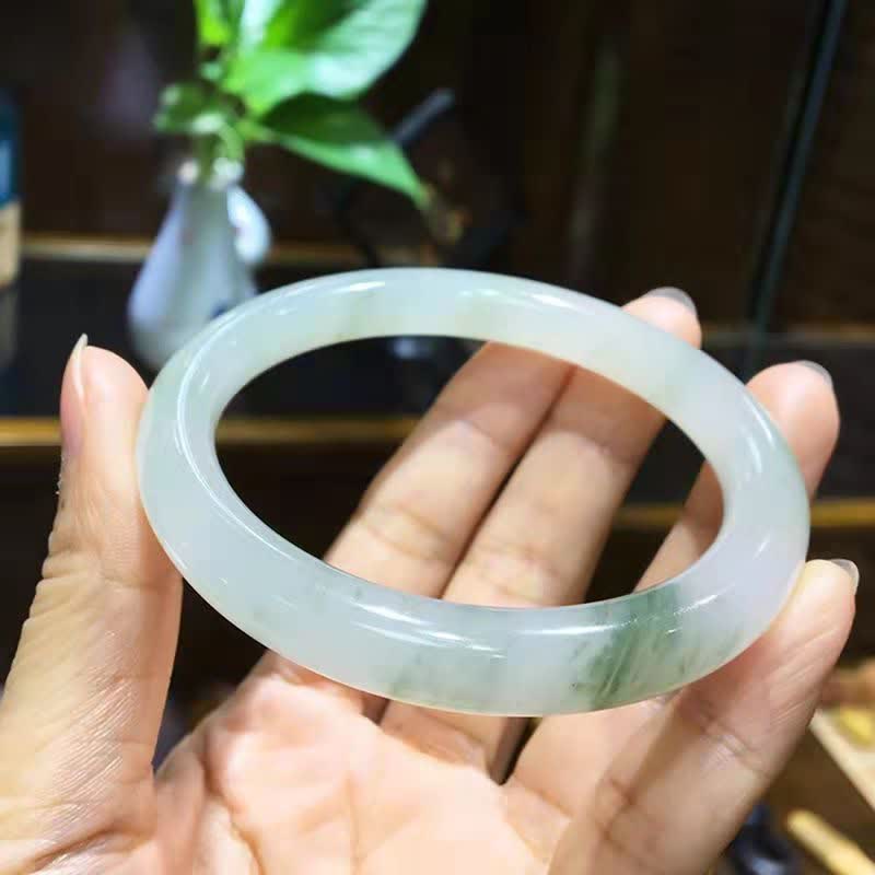 Jade-Überfluss-Armband 58 mm für Wohlstand und Glück