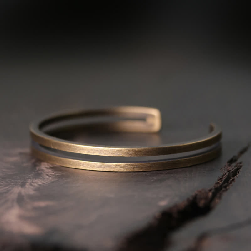 Rustic Copper Luck Viking Spiritual Bracelet Adjustable