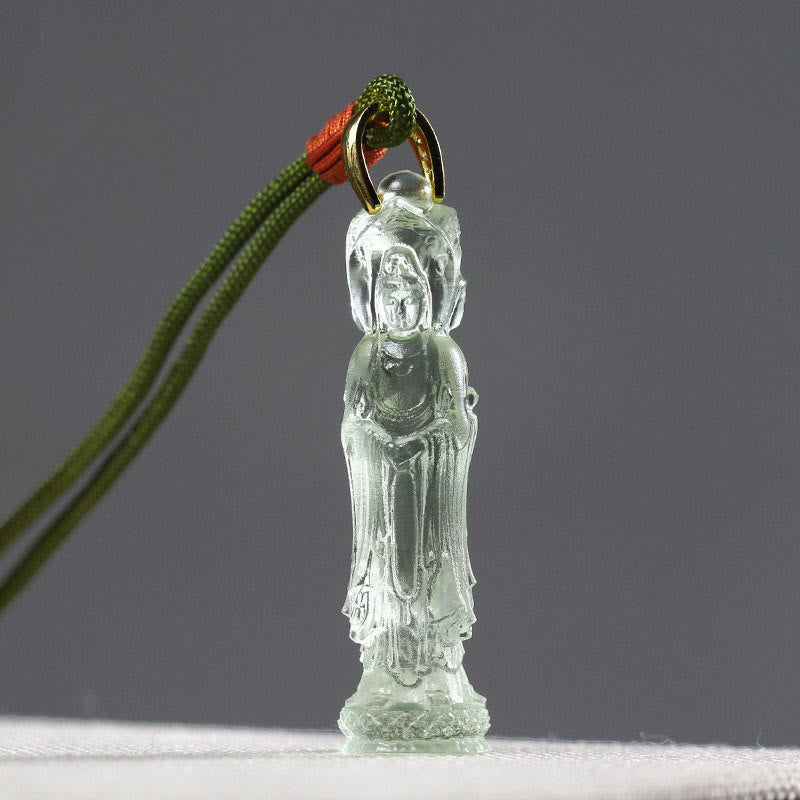 Liuli Avalokitesvara Buddha Necklace | Harmony & Compassion