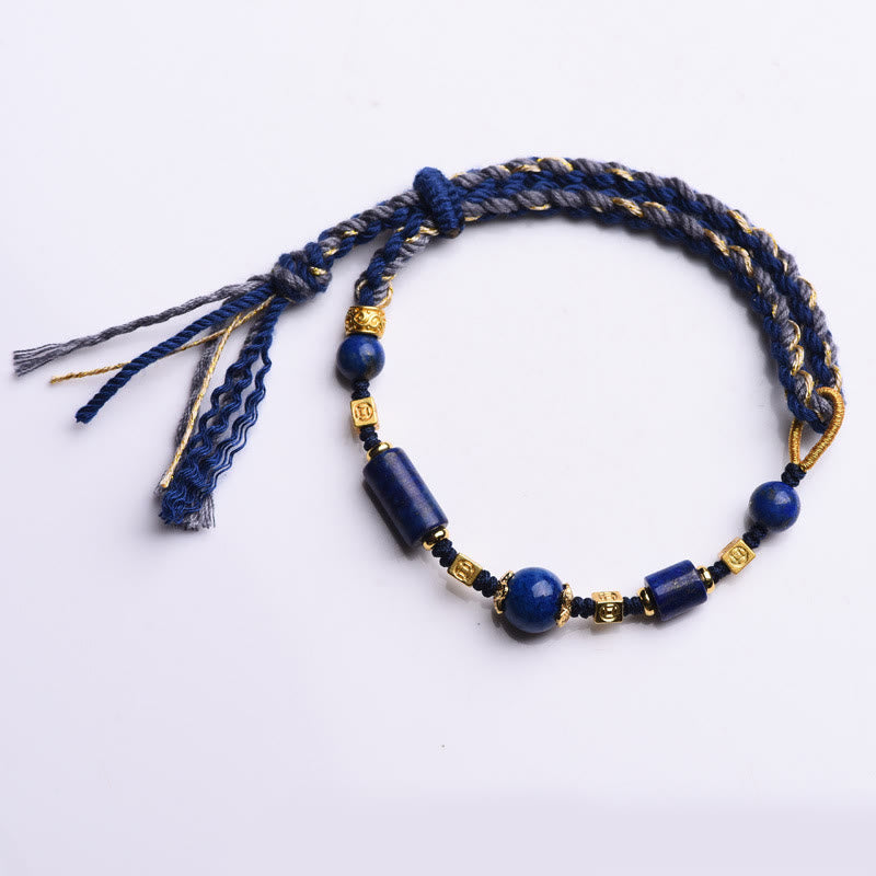 Natural Lazurite Balance Bracelet | Positive Energy Rope