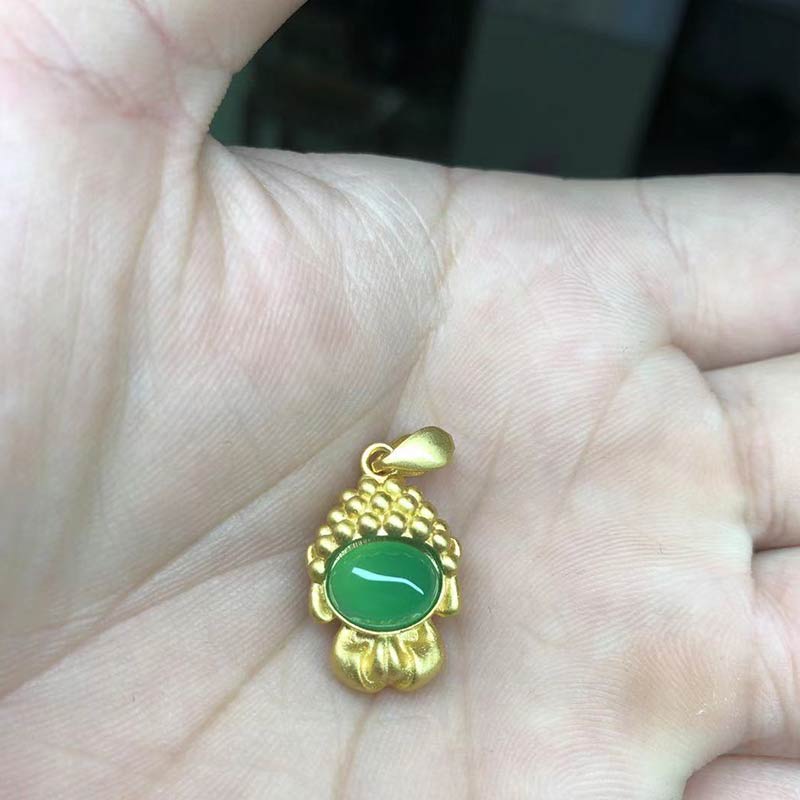 White Jade Success Pendant Necklace | Healing Sounds