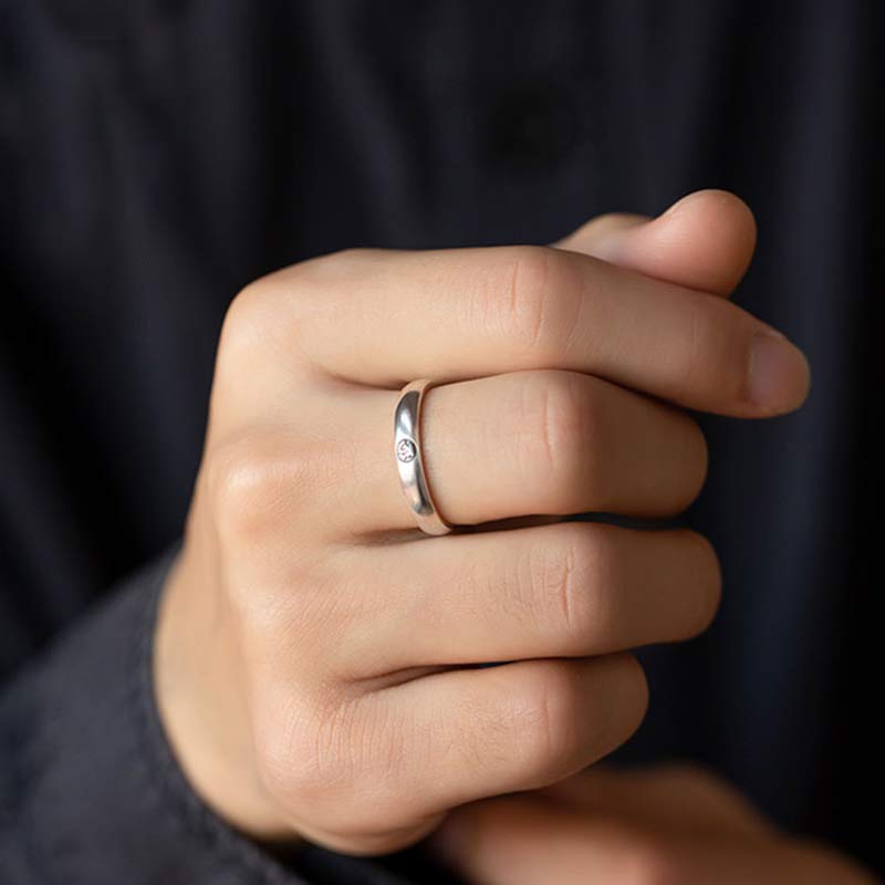 Adjustable 925 Sterling Silver Chinese Zodiac Blessing Ring