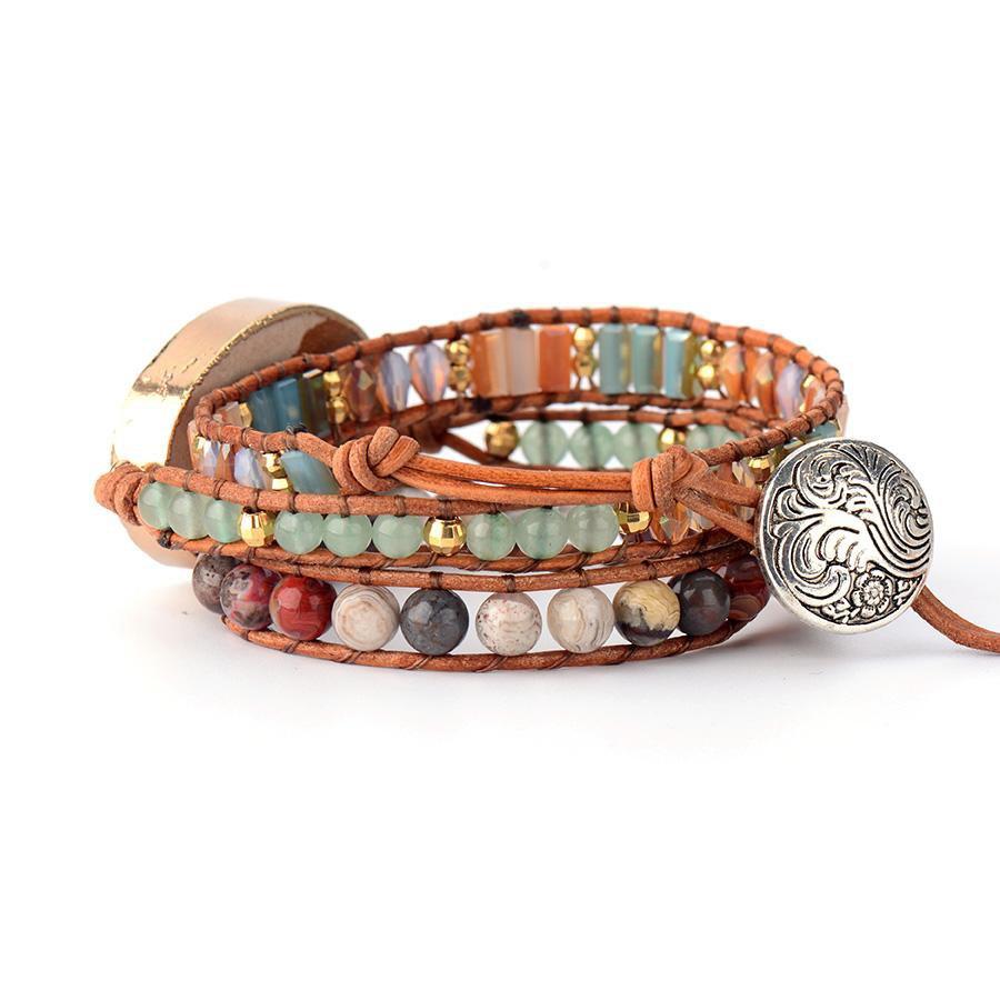 Erdenergie-Jaspis-Armband zur Erdung und Heilung