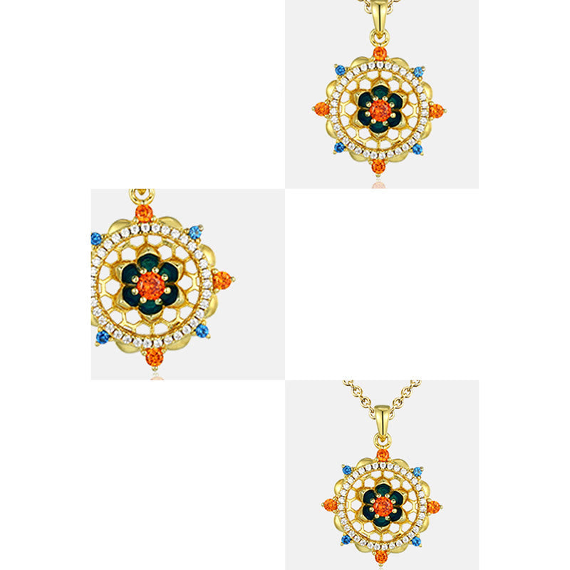 Silver Lotus Flower Necklaces for New Beginning & Enlightenment