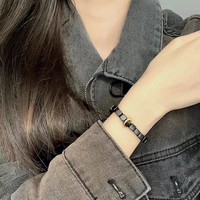 Ebenholzarmband für Frieden und Ruhe | Unisex 14-16cm