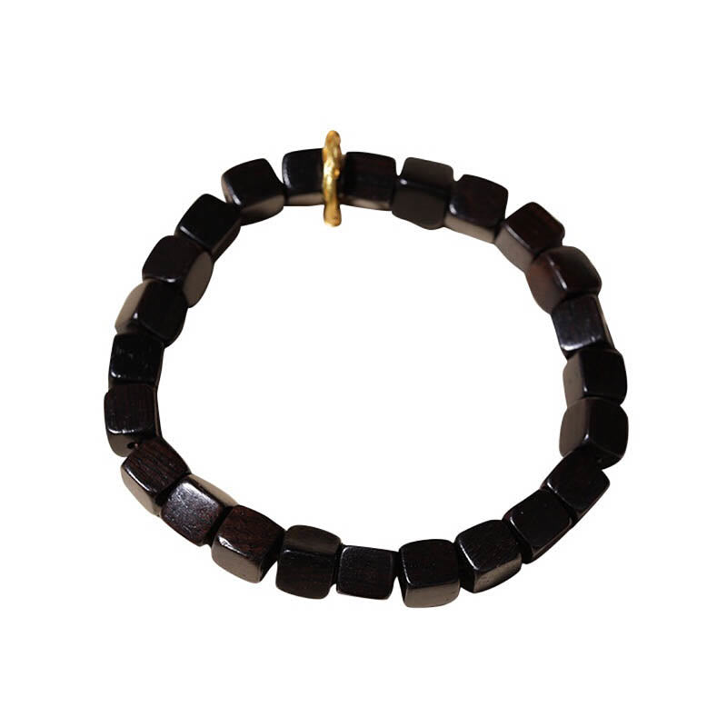 Ebenholzarmband für Frieden und Ruhe | Unisex 14-16cm