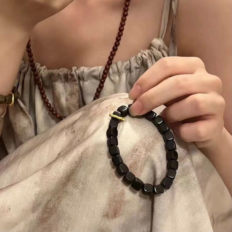 Ebenholzarmband für Frieden und Ruhe | Unisex 14-16cm