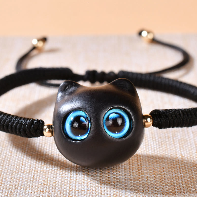 King Kong Knotenarmband aus Ebenholz für Frieden und Schutz