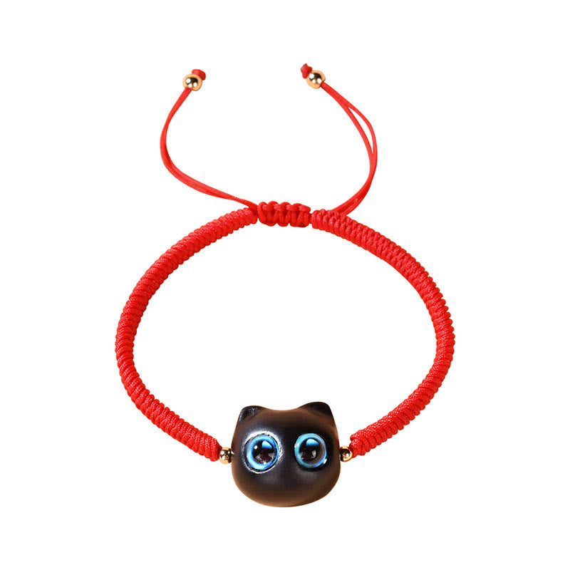 King Kong Knotenarmband aus Ebenholz für Frieden und Schutz