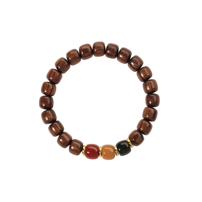 Ebenholz-Armband „Peace &amp; Balance“ für spirituelle Heilung