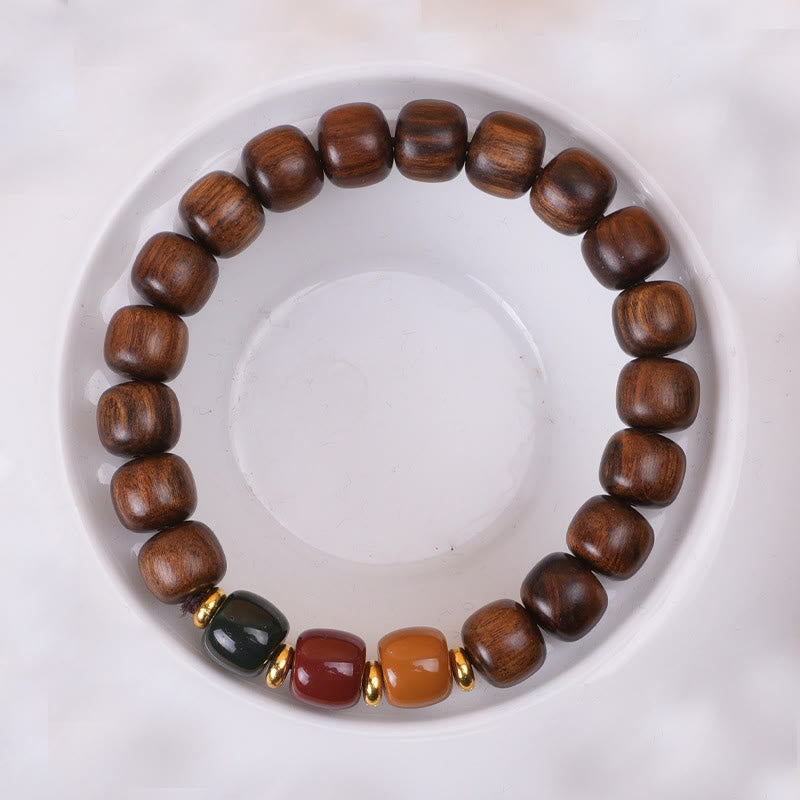 Ebenholz-Armband „Peace &amp; Balance“ für spirituelle Heilung