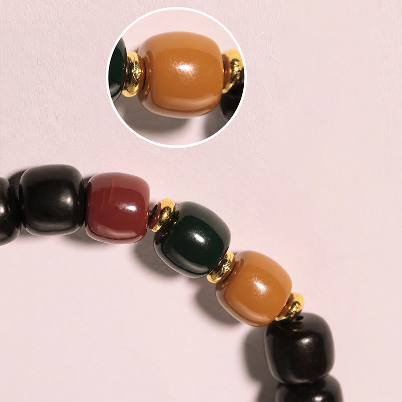 Ebenholz-Armband „Peace &amp; Balance“ für spirituelle Heilung