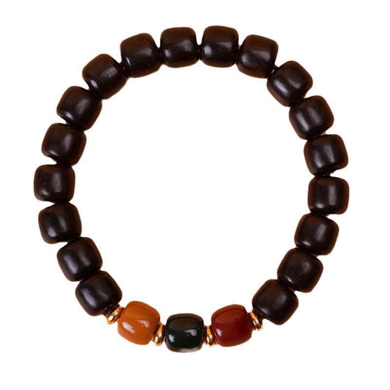 Ebenholz-Armband „Peace &amp; Balance“ für spirituelle Heilung