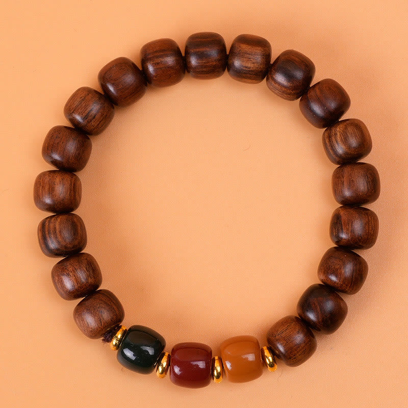 Ebenholz-Armband „Peace &amp; Balance“ für spirituelle Heilung