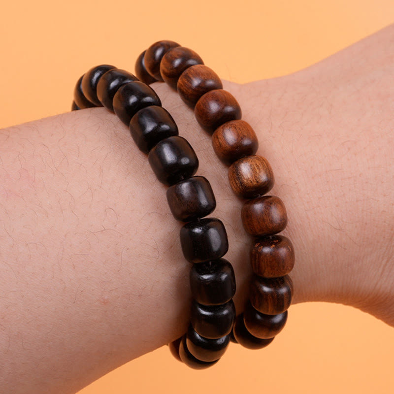 Ebenholz-Armband „Peace &amp; Balance“ für spirituelle Heilung