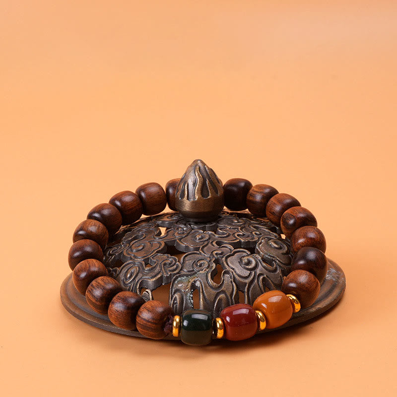 Ebenholz-Armband „Peace &amp; Balance“ für spirituelle Heilung