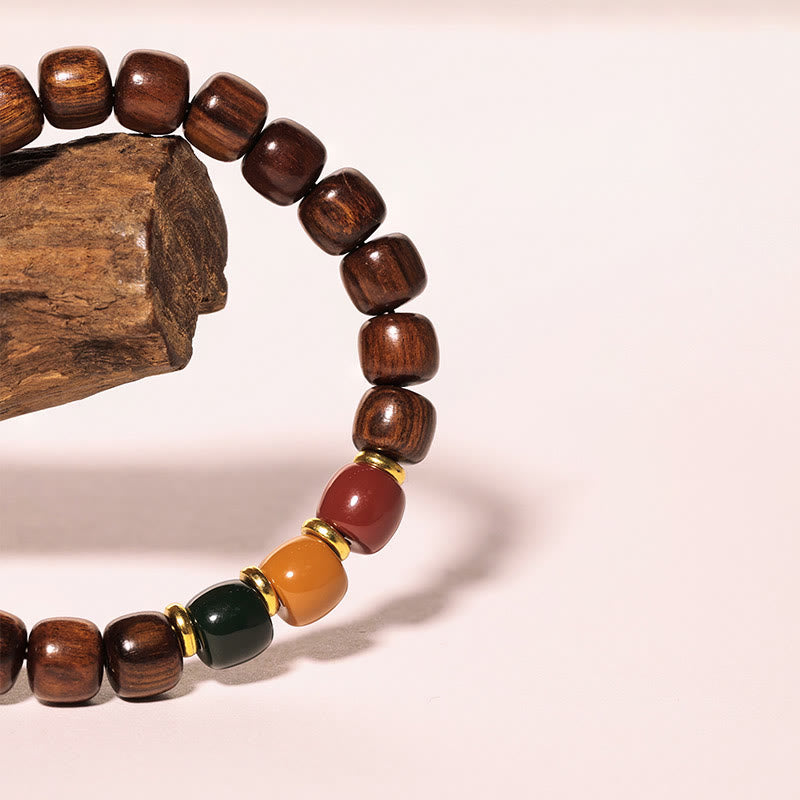 Ebenholz-Armband „Peace &amp; Balance“ für spirituelle Heilung