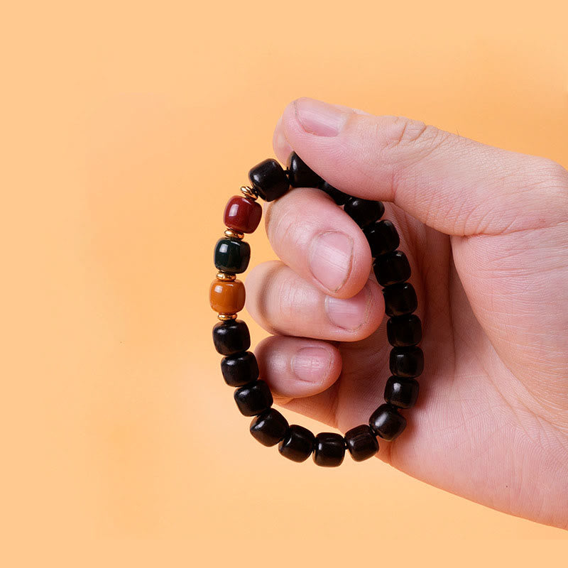 Ebenholz-Armband „Peace &amp; Balance“ für spirituelle Heilung