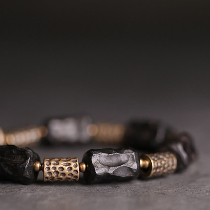 Spirituelles Armband aus Ebenholz | Ruhe, Frieden, Schutz
