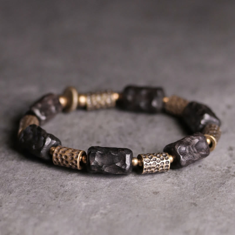 Spirituelles Armband aus Ebenholz | Ruhe, Frieden, Schutz