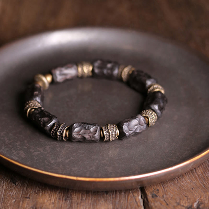 Spirituelles Armband aus Ebenholz | Ruhe, Frieden, Schutz