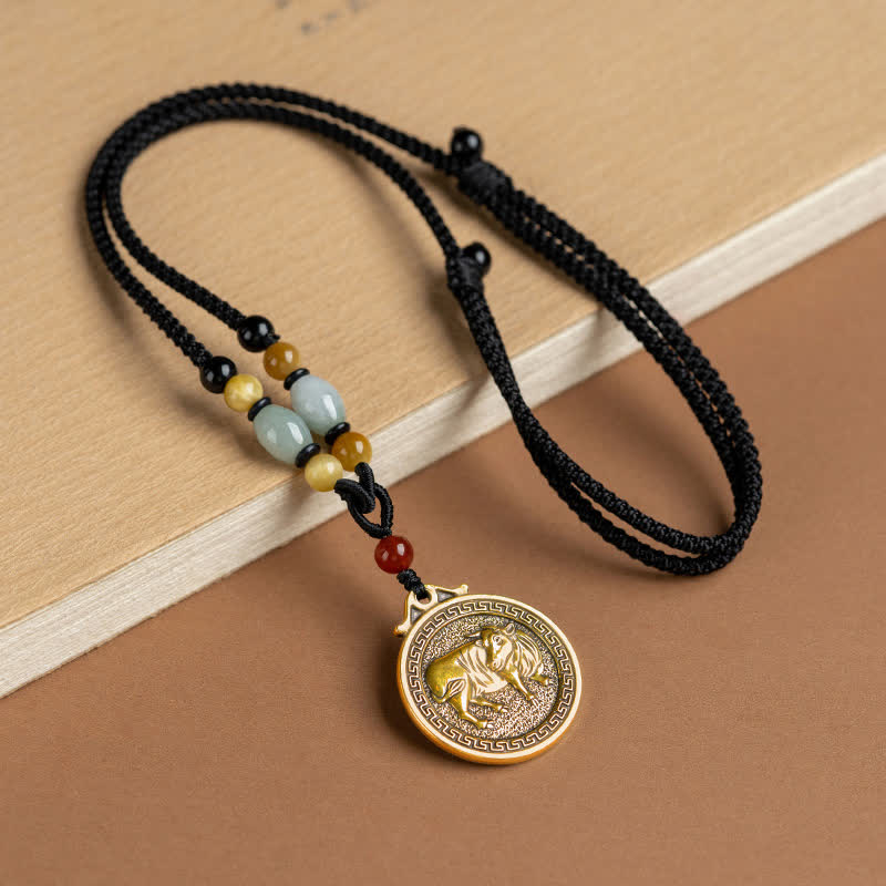 Chinese Zodiac Blessing Necklace | Wealth & Fortune Charm