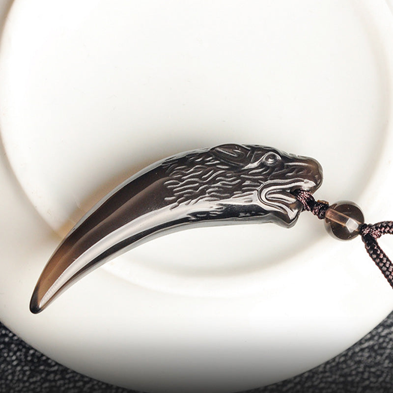 Multi Obsidian Strength Necklace Pendant