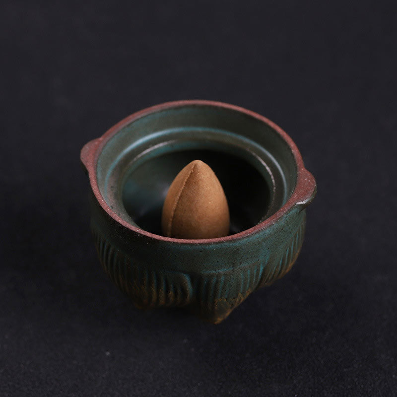 Lotus Ceramic Incense Burner for Meditation & Decoration