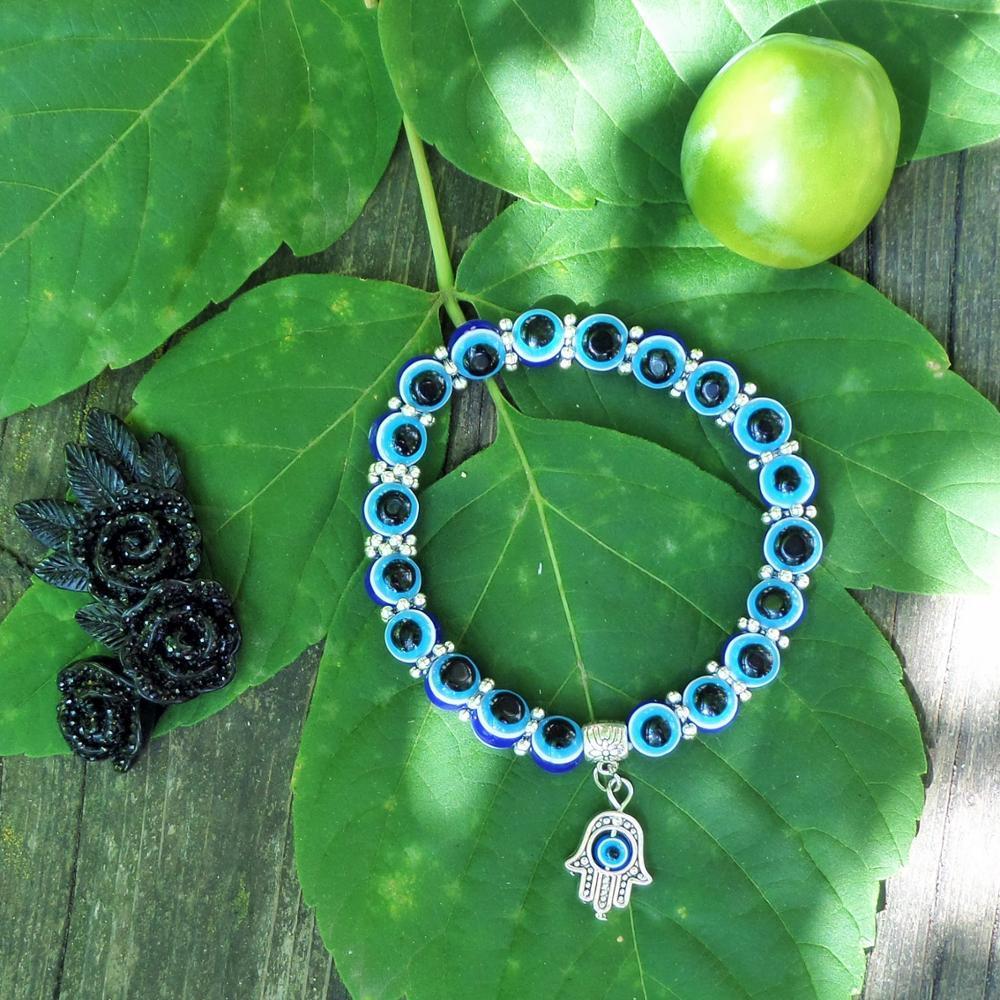 Armband mit Hamsa-Schutz für den bösen Blick
