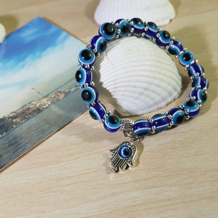 Armband mit Hamsa-Schutz für den bösen Blick