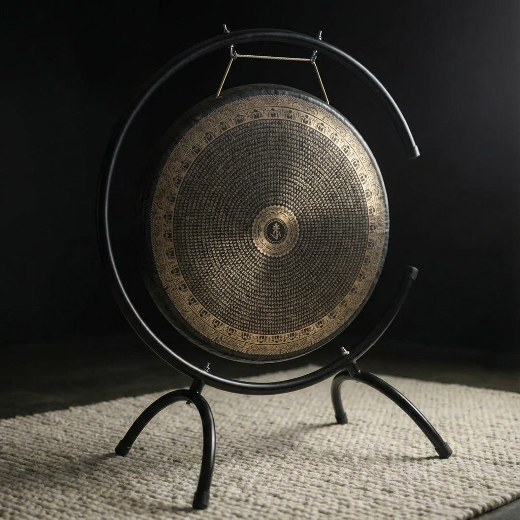 18" bis 36" altes Chau Gong-Instrument mit Mustern