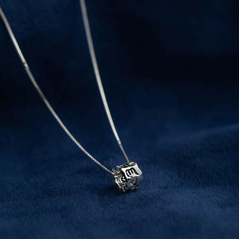 Om Mani Padme Hum Halskette | Anhänger aus 925er Sterlingsilber