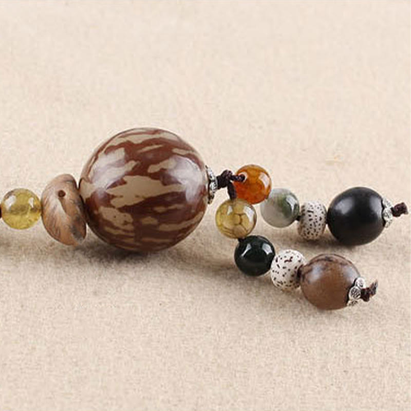 Bodhi Seed Lotus Wisdom Necklace for Harmony & Enlightenment