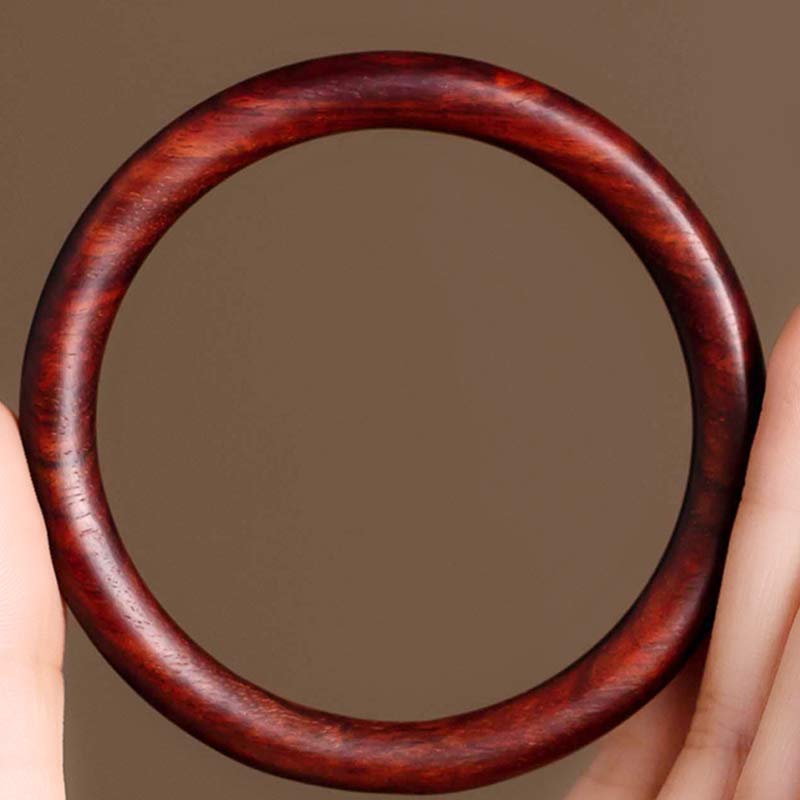 Unisex Small Leaf Red Sandalwood Protection Bracelet 54mm