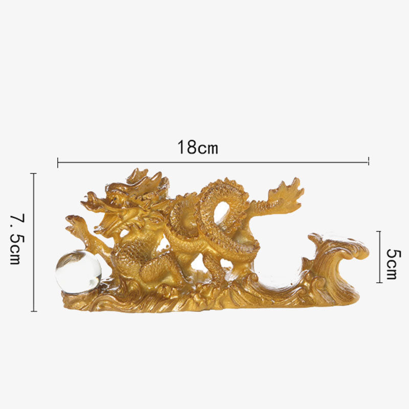 Year of the Dragon Resin Figurine | Spiritual Luck Statue