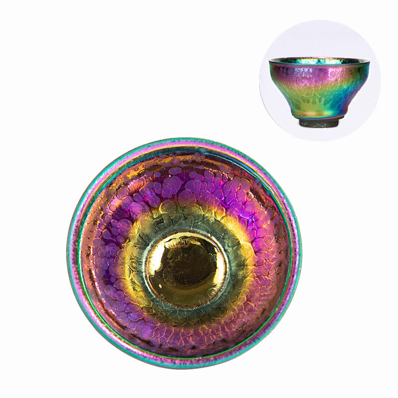 Fairy Rainbow Tenmoku Keramik-Teetasse 301–400 ml