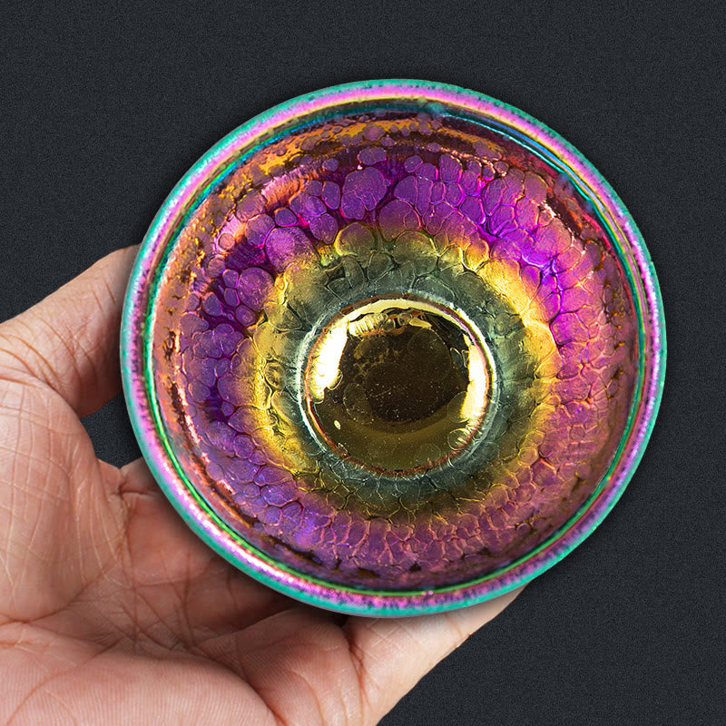 Fairy Rainbow Tenmoku Keramik-Teetasse 301–400 ml