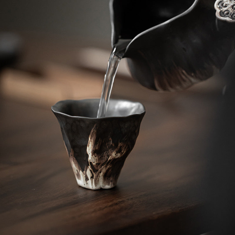 Lotus Flower Zen Ceramic Teacup 50ml | Chinese Ceramic Tea Set