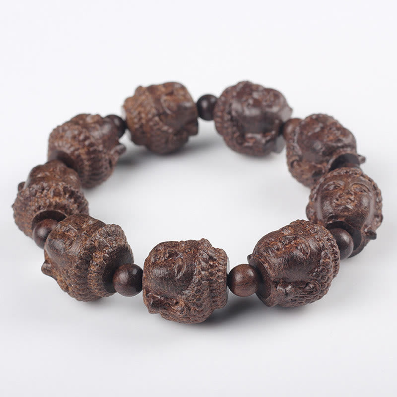 20 mm Agarwood Calm Armband für Meditation &amp; Balance