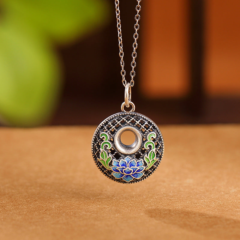999 Sterling Silver Koi Fish Necklace for Wealth & Peace