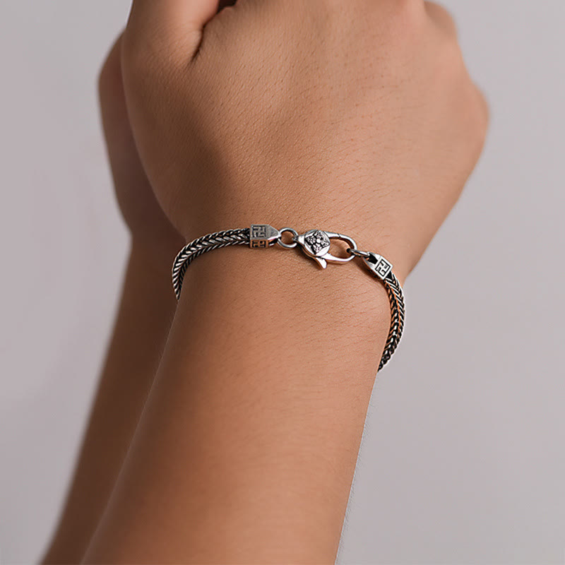 Copper Spiritual Power Chain Bracelet | Vajra Swastika Energy