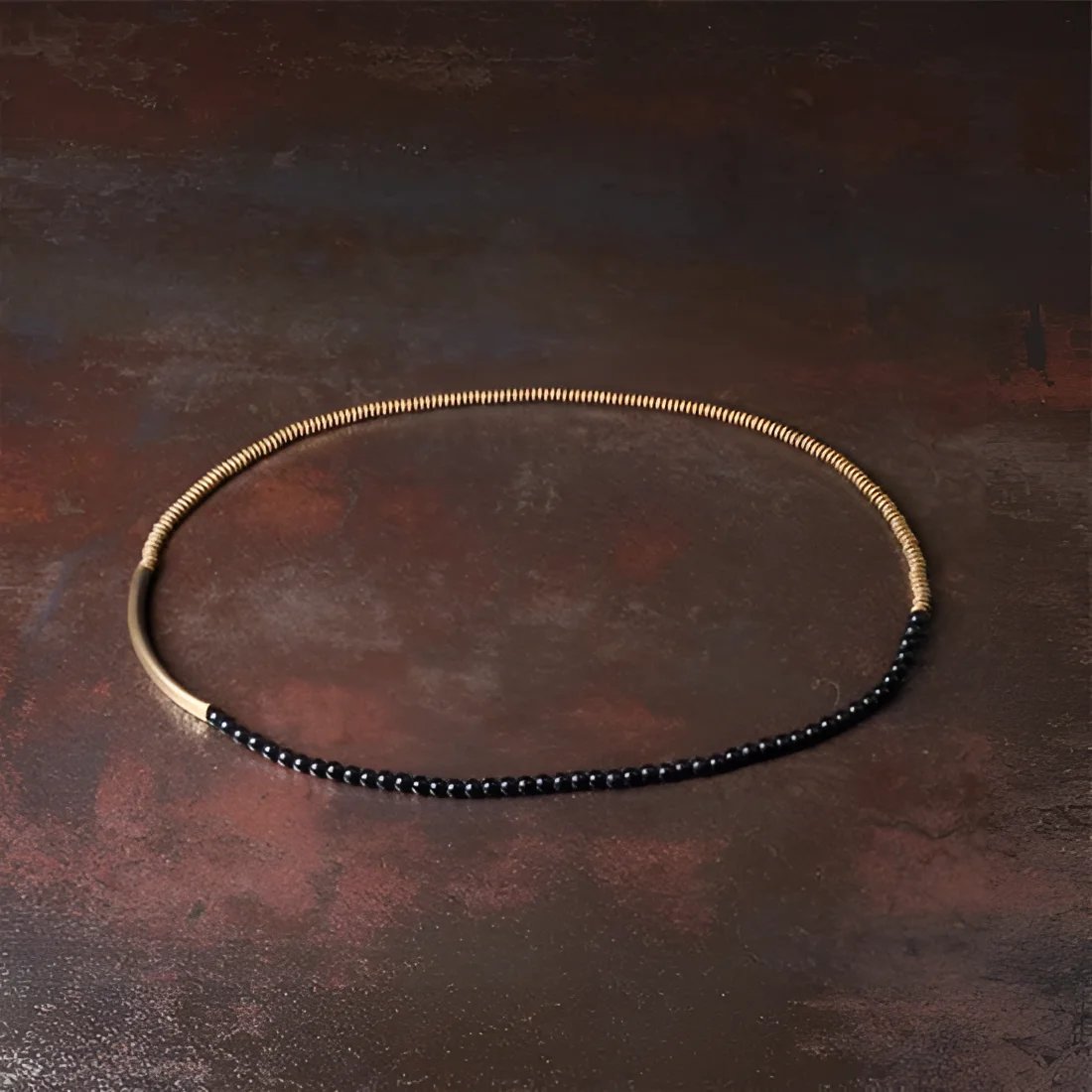 Dreifach gewickeltes Schutz-Achatarmband | Kupfer &amp; verschiedene Steine