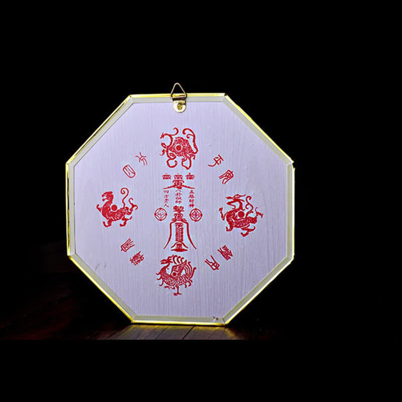 Feng Shui Bagua-Kartenspiegel für Gleichgewicht und Harmonie | Wandkunst