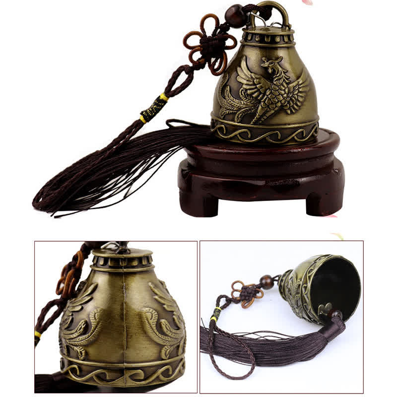 Feng Shui Buddha Windspiel Glocke aus Zinklegierung für Zen