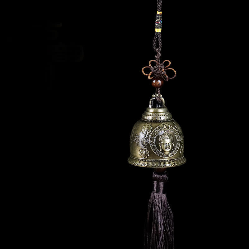 Feng Shui Buddha Windspiel Glocke aus Zinklegierung für Zen