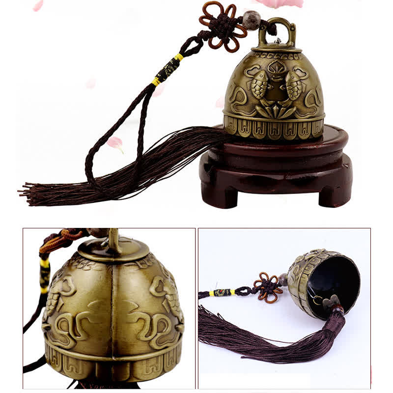 Feng Shui Buddha Windspiel Glocke aus Zinklegierung für Zen