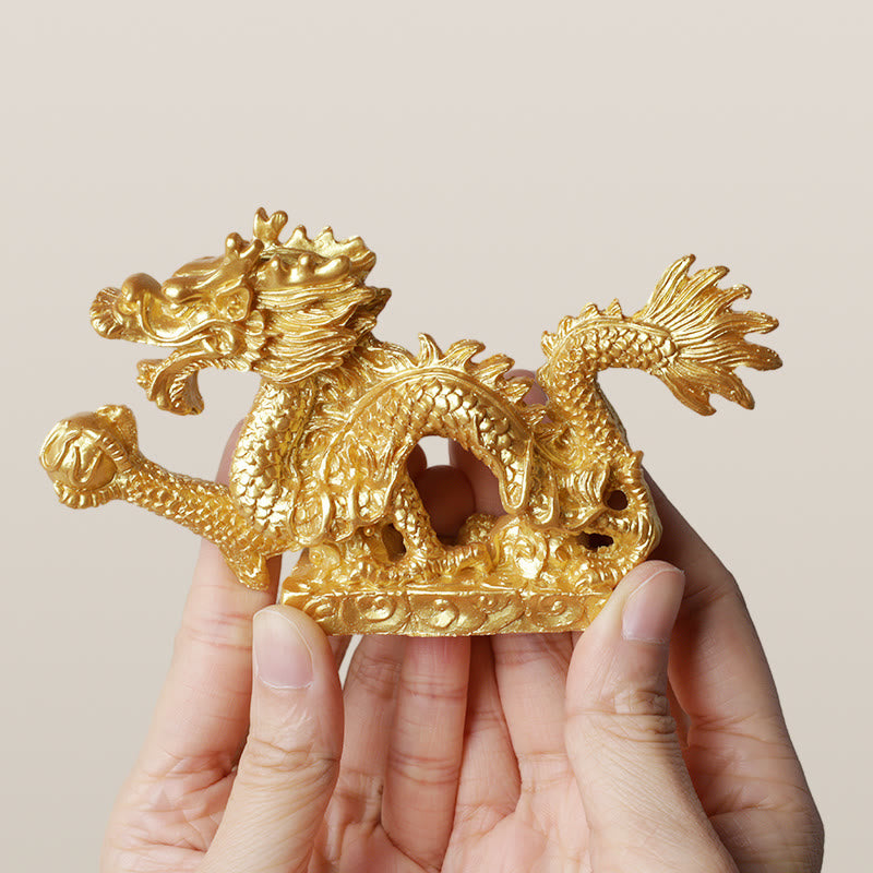 Feng Shui Chinesische Drachenstatue Dekoration für Wohlstand