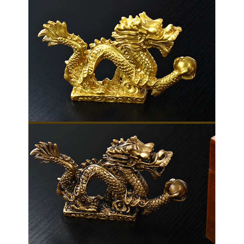 Feng Shui Chinesische Drachenstatue Dekoration für Wohlstand