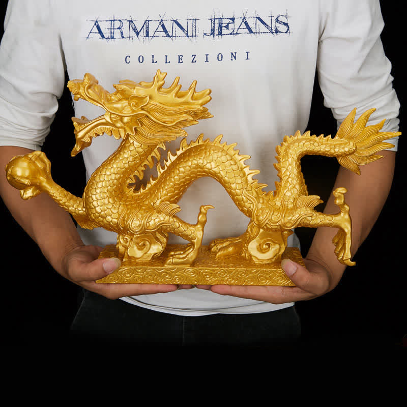 Feng Shui Chinesische Drachenstatue Dekoration für Wohlstand