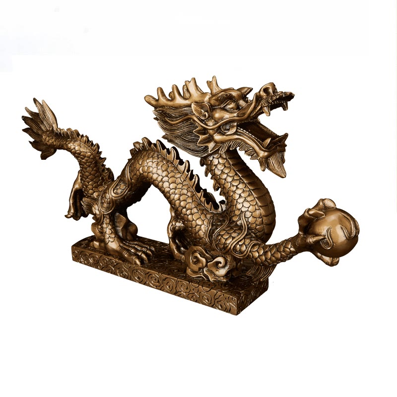 Feng Shui Chinesische Drachenstatue Dekoration für Wohlstand